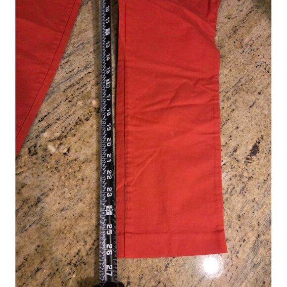 Lot of 2 Old Navy Size 12 Salmon Color Pepper Tamarind Pixie Chino - Picture 5 of 16